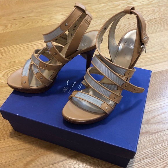 Stuart Weitzman strappy sandals - Picture 1 of 4